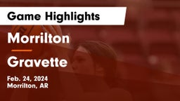 Morrilton  vs Gravette  Game Highlights - Feb. 24, 2024