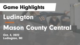 Ludington  vs Mason County Central Game Highlights - Oct. 4, 2022