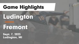 Ludington  vs Fremont  Game Highlights - Sept. 7, 2023