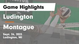 Ludington  vs Montague Game Highlights - Sept. 26, 2023