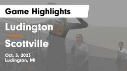 Ludington  vs Scottville Game Highlights - Oct. 3, 2023