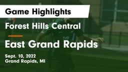 Forest Hills Central  vs East Grand Rapids  Game Highlights - Sept. 10, 2022
