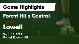 Forest Hills Central  vs Lowell  Game Highlights - Sept. 15, 2022