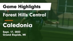 Forest Hills Central  vs Caledonia  Game Highlights - Sept. 17, 2022
