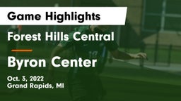 Forest Hills Central  vs Byron Center  Game Highlights - Oct. 3, 2022