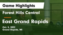 Forest Hills Central  vs East Grand Rapids  Game Highlights - Oct. 5, 2022