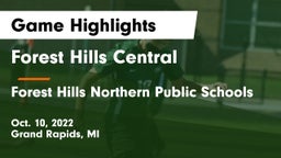 Forest Hills Central  vs Forest Hills Northern Public Schools Game Highlights - Oct. 10, 2022