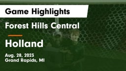 Forest Hills Central  vs Holland  Game Highlights - Aug. 28, 2023