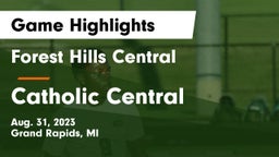 Forest Hills Central  vs Catholic Central Game Highlights - Aug. 31, 2023