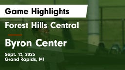 Forest Hills Central  vs Byron Center  Game Highlights - Sept. 12, 2023