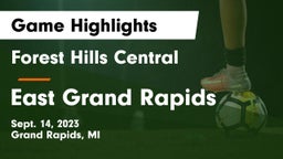 Forest Hills Central  vs East Grand Rapids  Game Highlights - Sept. 14, 2023