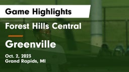 Forest Hills Central  vs Greenville  Game Highlights - Oct. 2, 2023