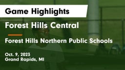 Forest Hills Central  vs Forest Hills Northern Public Schools Game Highlights - Oct. 9, 2023