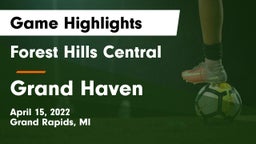 Forest Hills Central  vs Grand Haven  Game Highlights - April 15, 2022