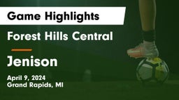 Forest Hills Central  vs Jenison   Game Highlights - April 9, 2024