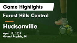 Forest Hills Central  vs Hudsonville  Game Highlights - April 12, 2024