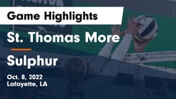St. Thomas More  vs Sulphur Game Highlights - Oct. 8, 2022