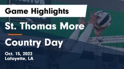 St. Thomas More  vs Country Day Game Highlights - Oct. 15, 2022