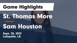 St. Thomas More  vs Sam Houston  Game Highlights - Sept. 28, 2023