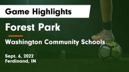 Forest Park  vs Washington Community Schools Game Highlights - Sept. 6, 2022