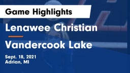 Lenawee Christian  vs Vandercook Lake  Game Highlights - Sept. 18, 2021
