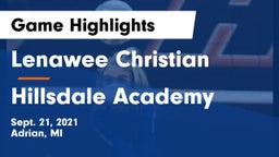 Lenawee Christian  vs Hillsdale Academy Game Highlights - Sept. 21, 2021