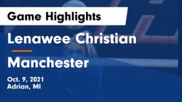 Lenawee Christian  vs Manchester  Game Highlights - Oct. 9, 2021