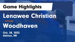 Lenawee Christian  vs Woodhaven Game Highlights - Oct. 28, 2023