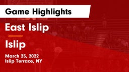 East Islip  vs Islip  Game Highlights - March 25, 2022