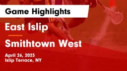 East Islip  vs Smithtown West  Game Highlights - April 26, 2023