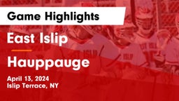 East Islip  vs Hauppauge  Game Highlights - April 13, 2024