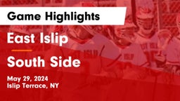 East Islip  vs South Side  Game Highlights - May 29, 2024
