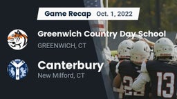 Recap: Greenwich Country Day School vs. Canterbury  2022