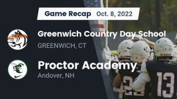 Recap: Greenwich Country Day School vs. Proctor Academy  2022