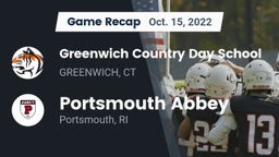 Recap: Greenwich Country Day School vs. Portsmouth Abbey  2022