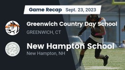 Recap: Greenwich Country Day School vs. New Hampton School  2023