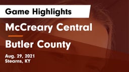 McCreary Central  vs Butler County  Game Highlights - Aug. 29, 2021