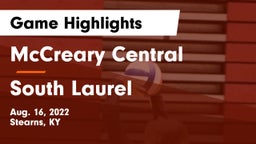 McCreary Central  vs South Laurel  Game Highlights - Aug. 16, 2022