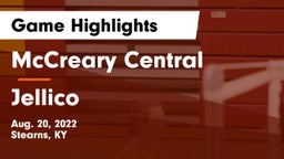 McCreary Central  vs Jellico  Game Highlights - Aug. 20, 2022