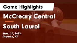 McCreary Central  vs South Laurel  Game Highlights - Nov. 27, 2023