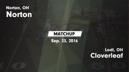 Matchup: Norton High vs. Cloverleaf  2016