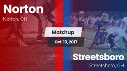 Matchup: Norton High vs. Streetsboro  2017