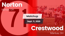 Matchup: Norton High vs. Crestwood  2020