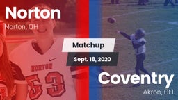 Matchup: Norton High vs. Coventry  2020