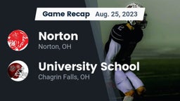 Recap: Norton  vs. University School 2023