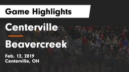 Centerville vs Beavercreek  Game Highlights - Feb. 12, 2019