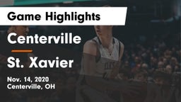 Centerville vs St. Xavier  Game Highlights - Nov. 14, 2020