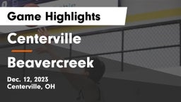 Centerville vs Beavercreek  Game Highlights - Dec. 12, 2023