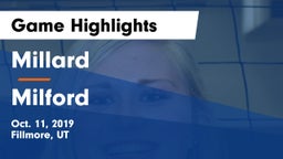 Millard  vs Milford Game Highlights - Oct. 11, 2019