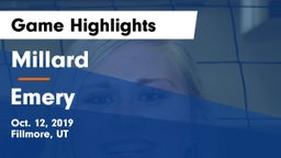 Millard  vs Emery  Game Highlights - Oct. 12, 2019